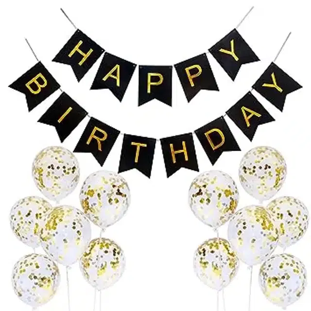 Birthday Decoration Kit, Multicolor, Set of 9