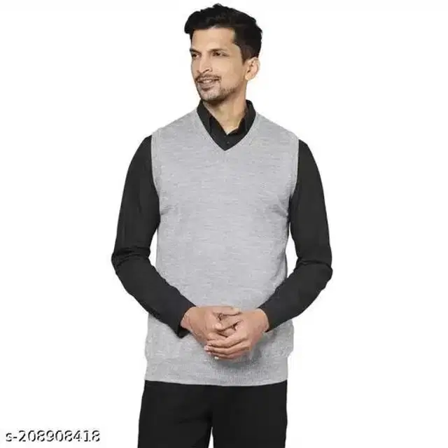 Sweater for Men (Grey, L)