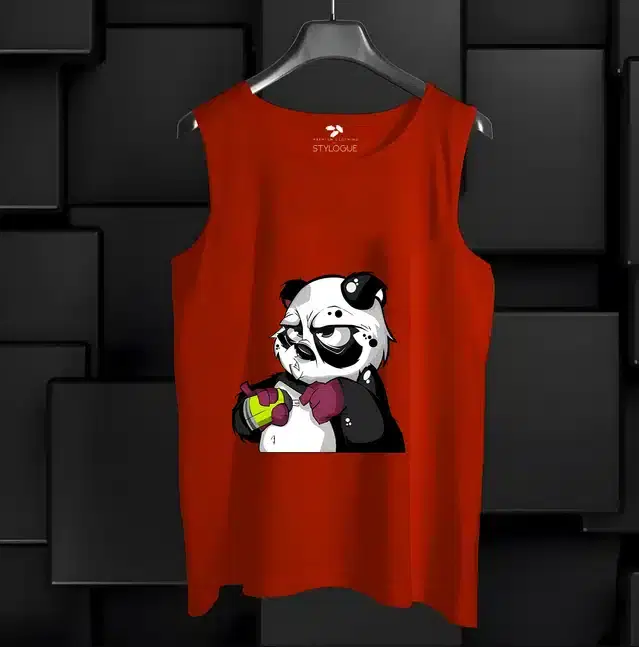 Vest for Men (Red, M)