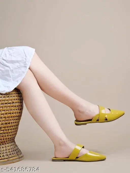 Shoetopia Mules - Yellow (IND-3)