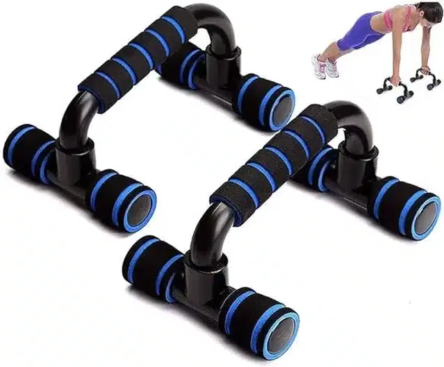 Plastic Push Up Bar Stand for Men & Women, Multicolor
