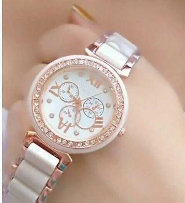 Analog Watch For Womens (Rose Gold) (WS-201)