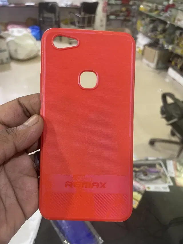 Rubber Mobile Back Cover for Vivo Y81 (Red)