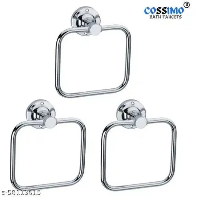 Bathroom Tap, Silver, Pack Of 3