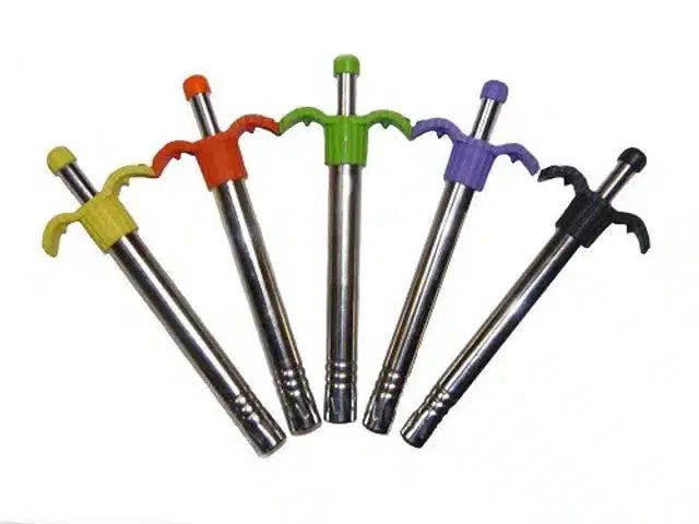 Stainless Steel Gas Lighter, Multicolor, Pack of 5