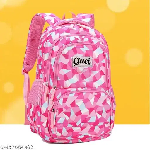 Canvas Backpack Bag, Pink