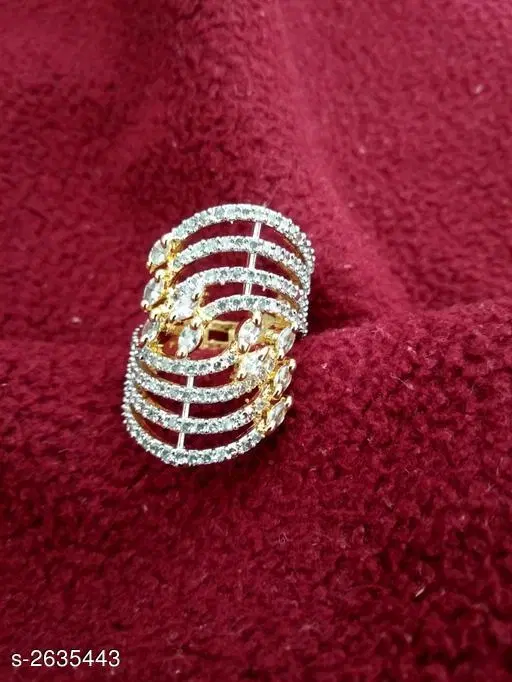 Fashionable Ring for Women (Multicolor, Free Size)