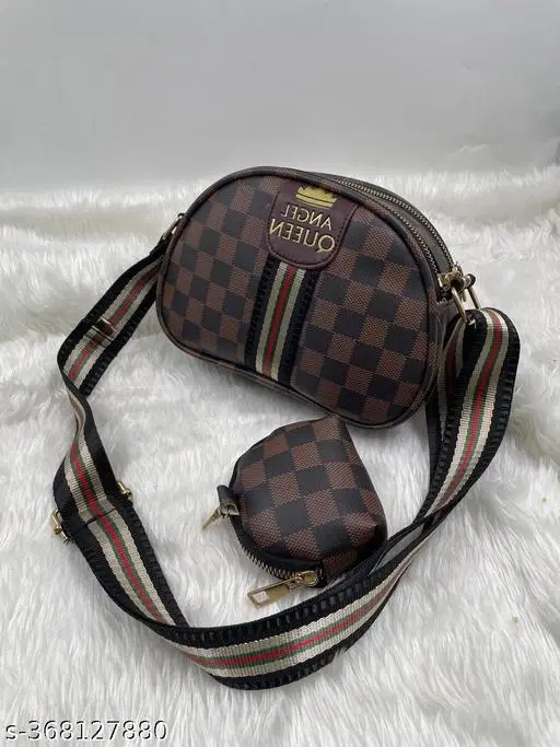 Sling Bag for Women (Brown, 600 g)