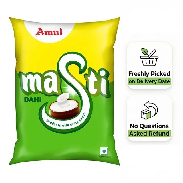 Amul Masti Dahi 1 kg (Pouch)