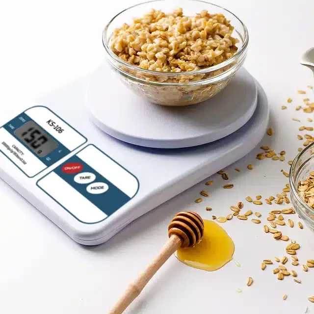 Digital Kitchen Scale, White