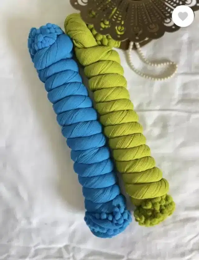 Dupatta for Women, Pack of 2 (Multicolor, 2 m)