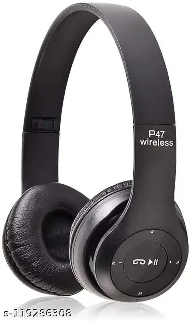 Wireless Bluetooth Headphones, Black
