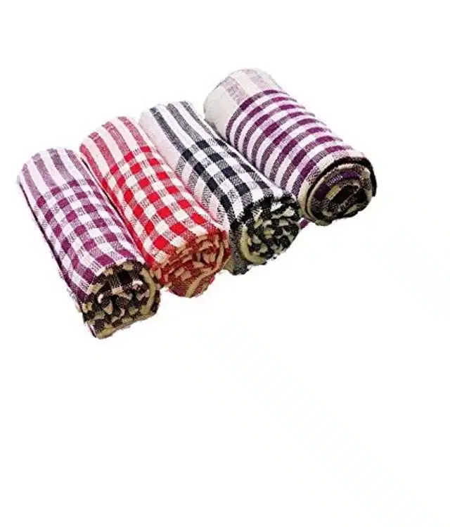 Multipurpose Kitchen Towels, Multicolor,  Pack of 4