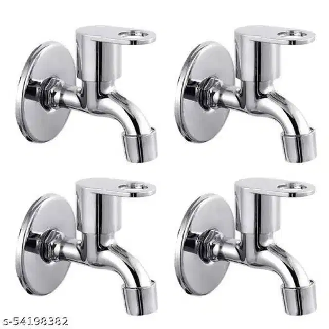Bathroom Tap, Silver, Pack Of 4