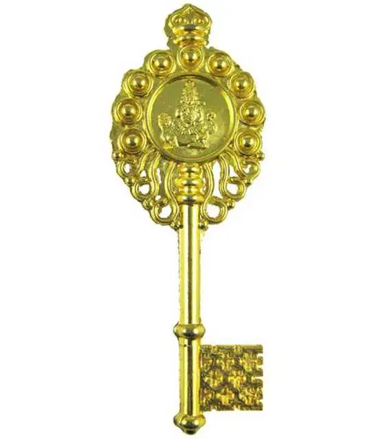 BHARDWAJ RETAILS Metal Kuber Kunji Key, Assorted, Pack of 1, BR18