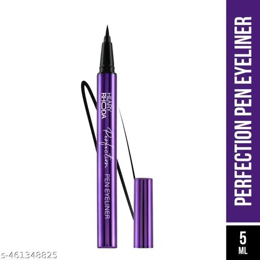 Hilary Rhoda Perfection Pen Eyeliner | Smudge-Proof & Waterproof Eyeliner | Precision Tip & Matte Finish | Cruelty-Free, Vegan & Paraben-Free 0.6 ml