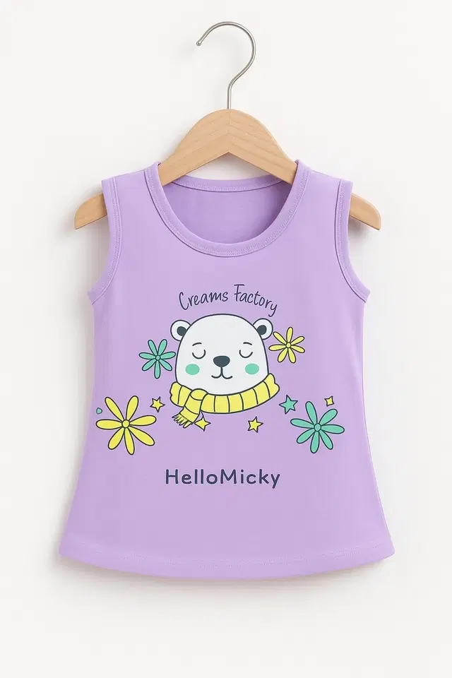 Girls Frocks & Dresses Cotton Blend (SN:21) (4-5 Y)