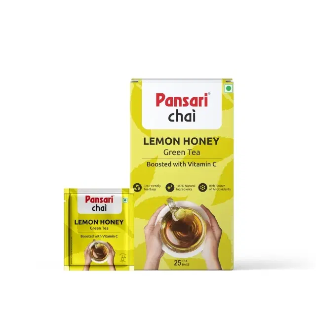 Pansari Chai Lemon Honey Green Tea 1.7 g X 25 Dips