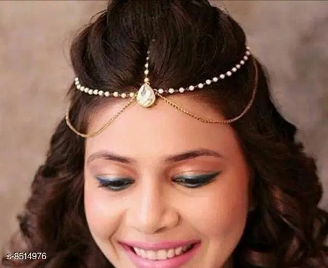 Alloy Maangtika for Women (Multicolor)