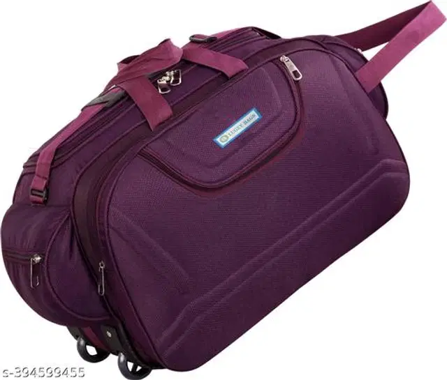 Polyester Duffel Bags, Purple
