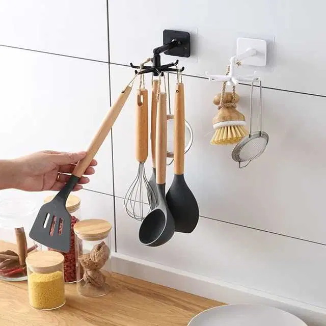 Craftal Rotating Kitchen Hooks, Pack Of 2