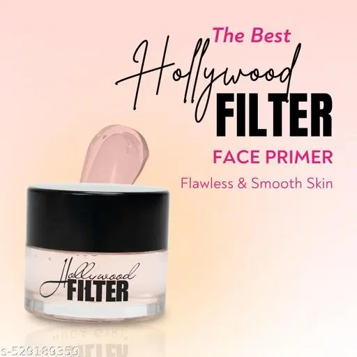 Bollywood Filter Face Primer, Helps Blur Pores, Fine Lines & Wrinkles, Non-greasy & Light-weight Formula with Matte Finish, Hydrating, Lightweight & Non-sticky, Cruelty-free, 45gm