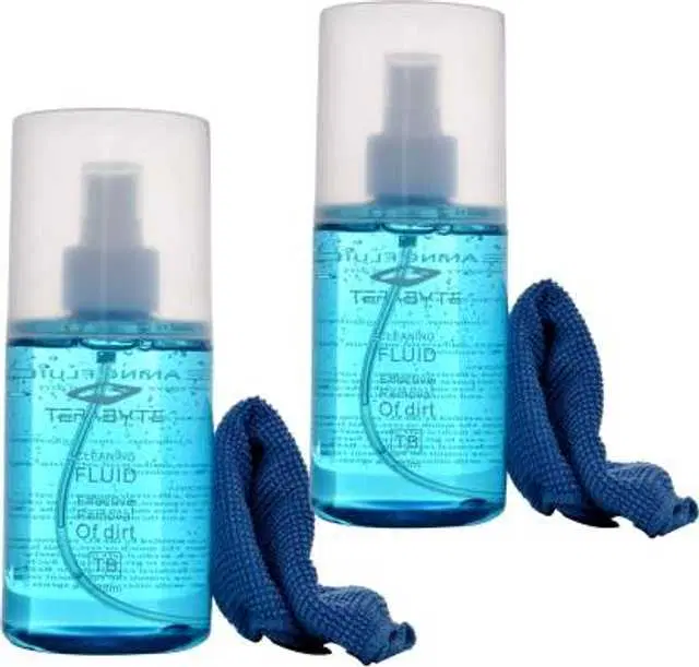 Pinak Liquid Screen Cleaner Kit For Led & Lcd, Mobile, Laptop Screens, Pack Of 2, 200 ml, Multicolor, PS-121