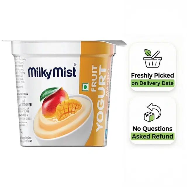 Milky Mist Fruit Yoghurt - Mango, 100 g