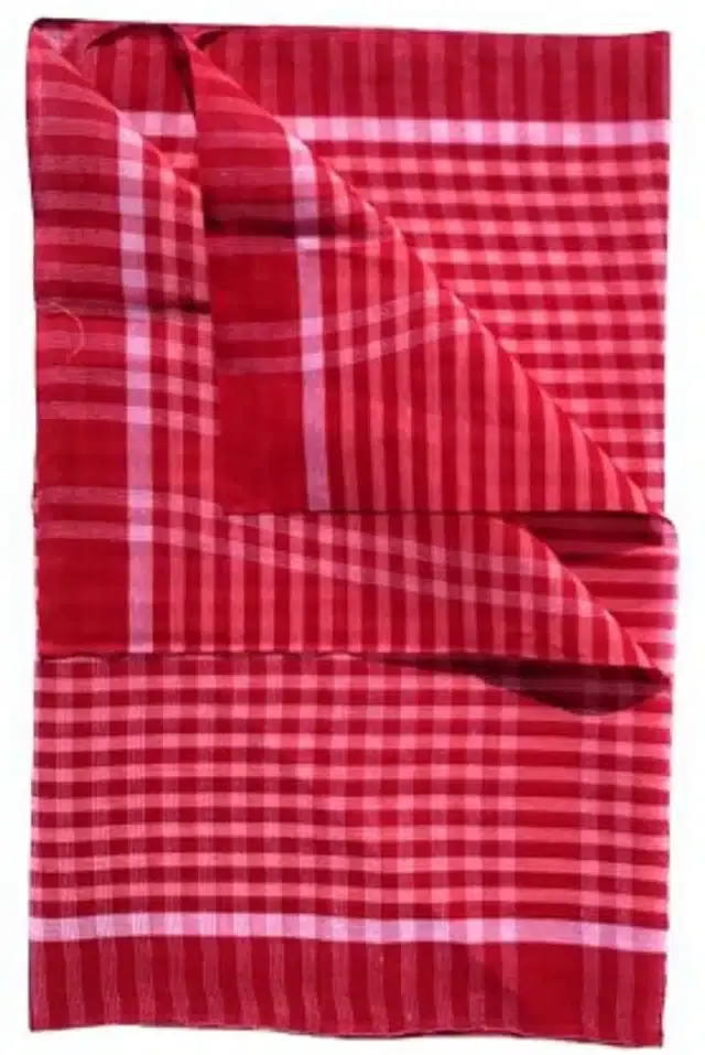 Cotton Gamcha, Red