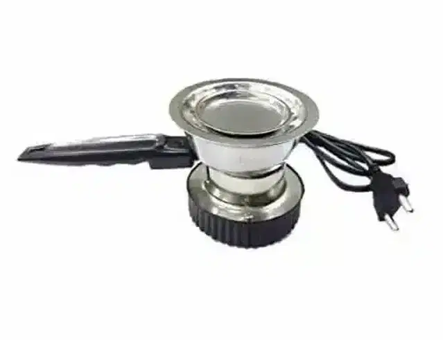 K Kudos Stainless Steel Electric Dhoop Dani Camphor/Kapur Incense Burner For Good Health And Wellness