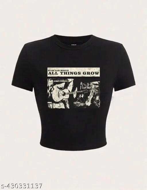 Lycra Top for Women, Black (XS)