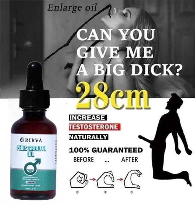 Ribva Organic Penis Growth Oil, 30 ml