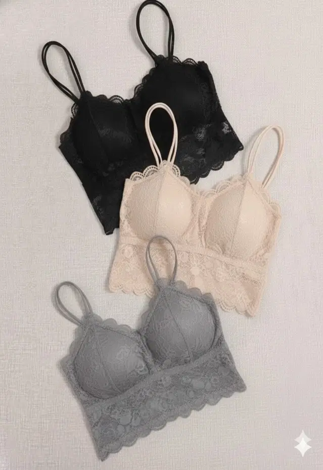 Cotton Solid Padded Bras for Women, Multicolour, Pack of 3 (28)