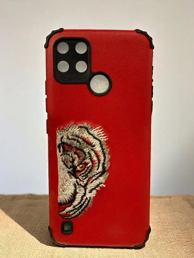 Pvc Back Cover For Realme C21Y, Red