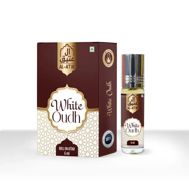 AL-ATIK White Oudh Attar, 6 ml