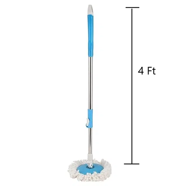 Mop Stick with Refill, Set of 1, Blue