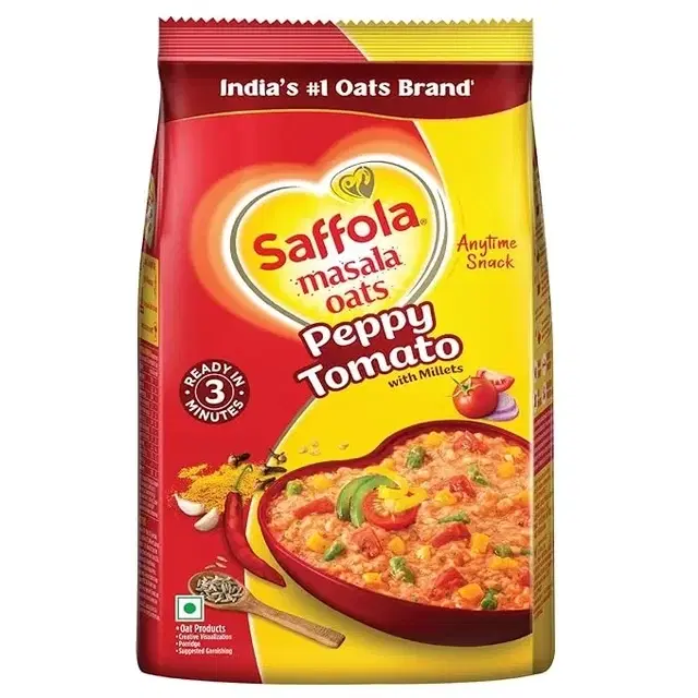 Saffola Peppy Tomato Masala Oats 550 g