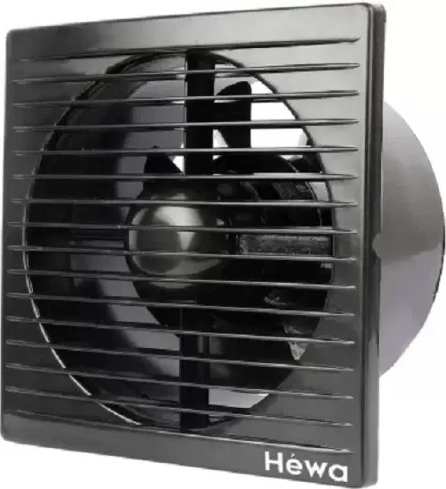 Hewa Onyx 6 inch Ventilation fan exhaust fan pure copper motor 150 mm Exhaust Fan, Black