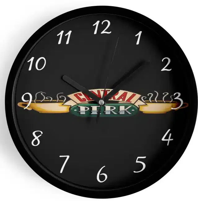Analog Wall Clock for Home, Multicolor, 7 Inches