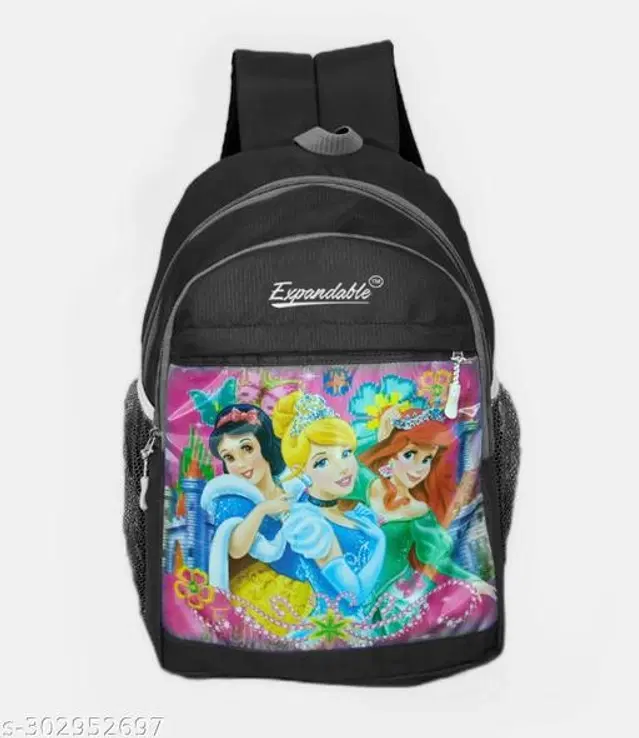 Canvas Backpacks for Kids, Black, 30 L