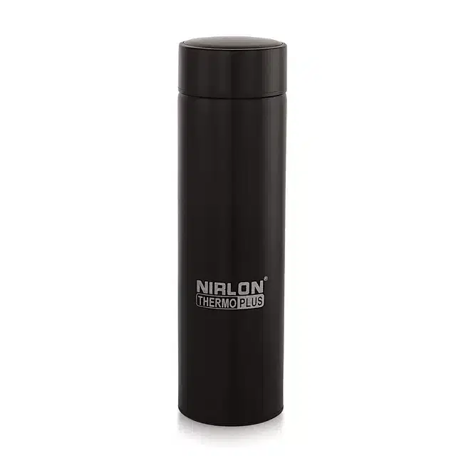 Stainless Steel Vacuum Insulated Water Bottle, Black, 500 ml