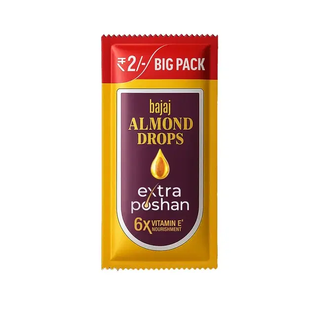 Bajaj Almond Drops Hair Oil 3.6 ml (Pack Of 60)