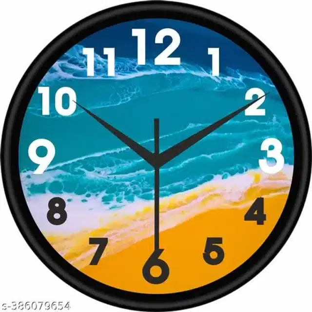 Analog Wall Clock for Home, Multicolor