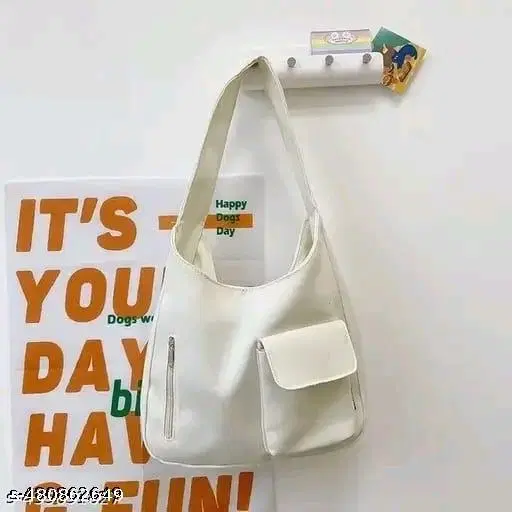 White Crossbody Bags & Sling Bags for Women (White, 1 Pc)