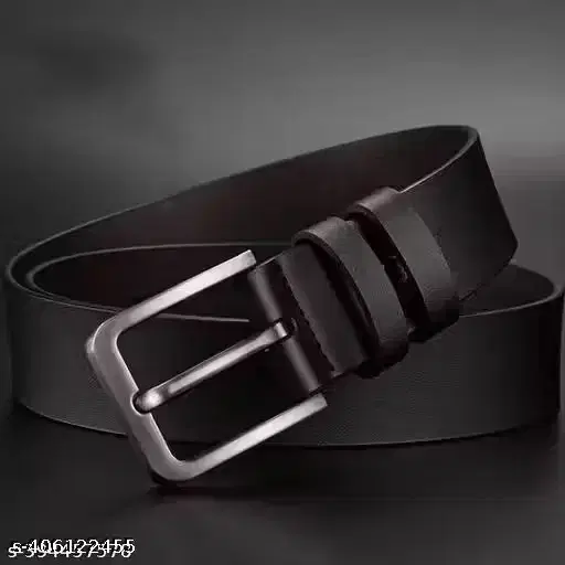 Synthetic Belt for Men (Brown, 28)