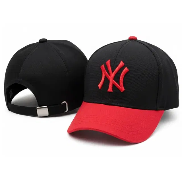 NY Style Baseball Cap for Men, Black