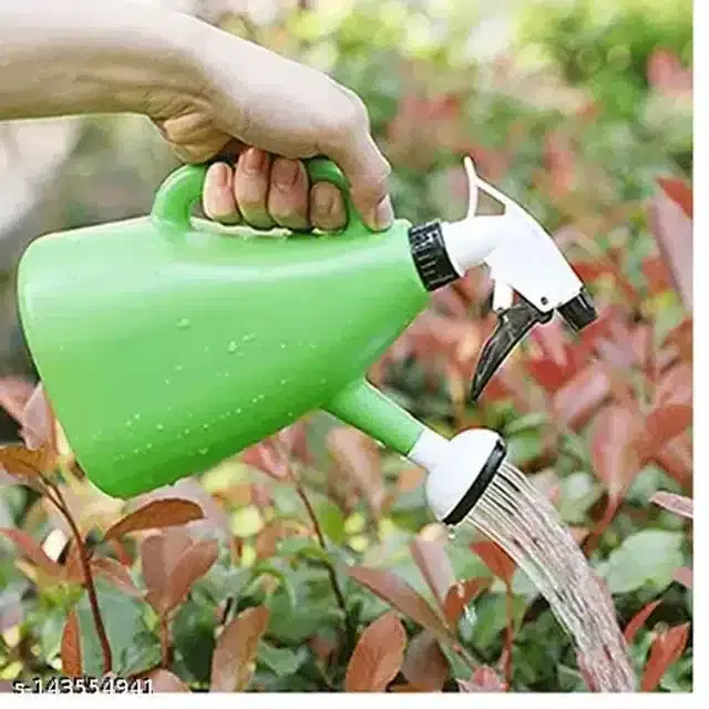 Plastic Garden Watering cum High Pressure Spray Pump, Green, 1000 ml