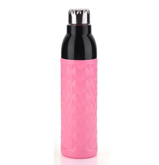 Fancy Plastic Water Bottle, Pink, 1000 ml