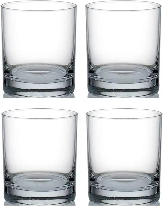 Liquor cum Cocktail Glasses, Transparent, 280 ml, Pack of 4