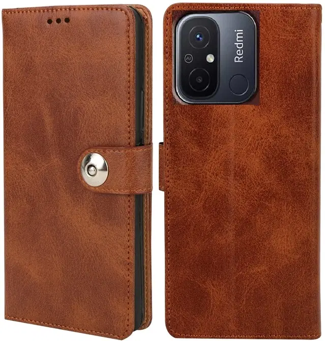 Flip Mobile Cover for REDMI 12C, Multicolor